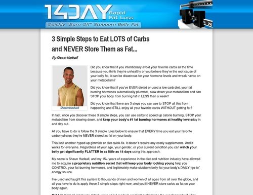 3 Simple Steps to Eat LOTS of Carbs and NEVER Store Them as Fat… 3 Simple Steps to Eat LOTS of Carbs and NEVER Store Them as Fat...