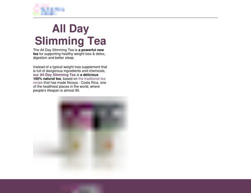 NEW All Day Slimming Tea – Top Affs Make Over $4 EPC & $180/ Sale All Slimming Herbs Homepage CLICKBANK