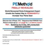Get a Larger Penis with PEMethod – The #1 Rated Penis Exercise Program Get a Larger Penis with PEMethod - The #1 Rated Penis Exercise Program