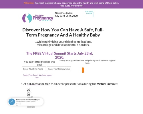 Healthy Pregnancy Summit Healthy Pregnancy Summit