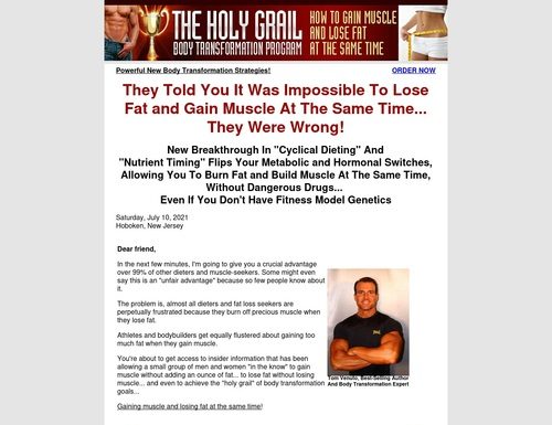Holy Grail Body Transformation, Lose Fat and Gain Muscle, Body Recomposition, Bulking Up Holy Grail Body Transformation, Lose Fat and Gain Muscle, Body Recomposition, Bulking Up