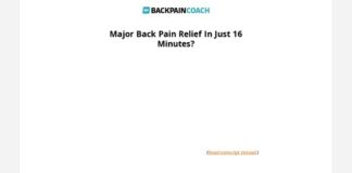 How I Finally Relieved My Back Pain After 10 Years… How I Finally Relieved My Back Pain After 10 Years…