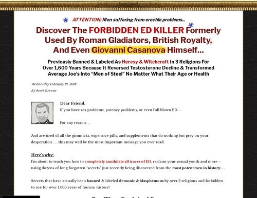 Legendary Potency – Forbidden Secrets of Most Potent Men in History Legendary Potency