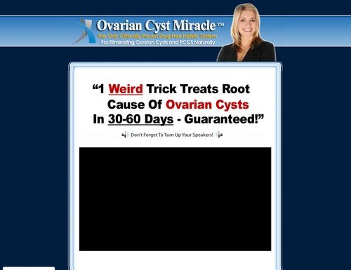 Ovarian Cyst Miracle ™: *$39/Sale! Top Ovarian Cysts Site on CB! Ovarian Cyst Miracle (tm): *$39/Sale! Top Ovarian Cysts Site on CB!