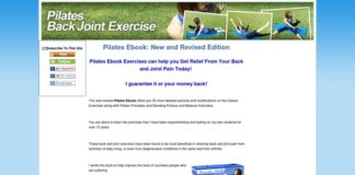 Pilates Ebook -Pilates Relief for Back and Joint Pain Pilates Ebook -Pilates Relief for Back and Joint Pain