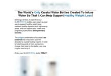 SLIMCRYSTAL – The World's Only Slimming Crystal Water Bottles! SLIMCRYSTAL - The World's Only Slimming Crystal Water Bottles!