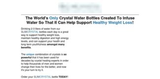 SLIMCRYSTAL – The World's Only Slimming Crystal Water Bottles! SLIMCRYSTAL - The World's Only Slimming Crystal Water Bottles!