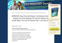 Super Productivity Secrets: For Entrepreneurs Ready And Willing To Operate At FULL Capacity Super Productivity Secrets: For Entrepreneurs Ready And Willing To Operate At FULL Capacity