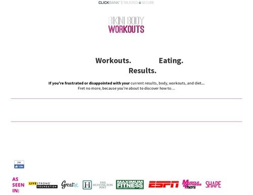 Bikini Body Workouts Bikini Body Workouts