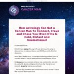 Cancer Man Secrets: Zodiac Attraction And Seduction Guide Cancer Man Secrets: Zodiac Attraction And Seduction Guide