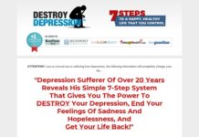 Destroy Depression ™ – $100 New Aff Bonus Destroy Depression (tm) - $100 New Aff Bonus