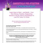 Essentials for Starting a Women’s Group Essentials for Starting a Women's Group