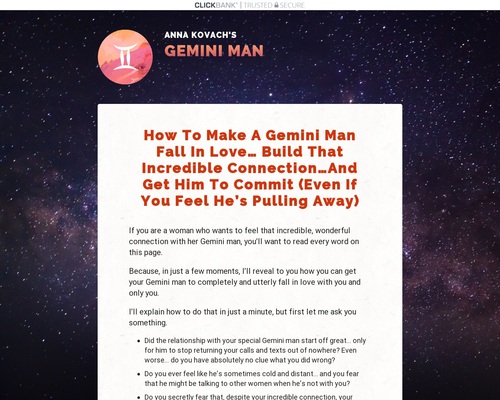 Gemini Man Secrets Gemini Man Secrets