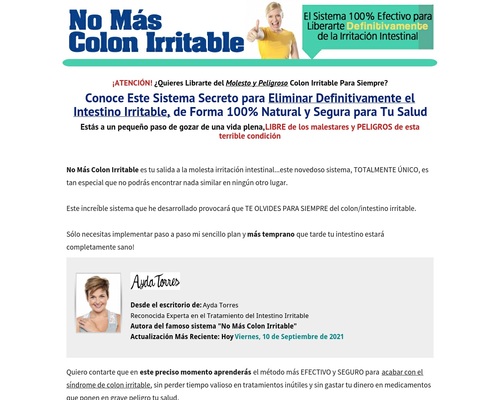 No Mas Colon Irritable. 100% de Comision! Las Mas Altas Conversiones! No Mas Colon Irritable. 100% de Comision! Las Mas Altas Conversiones!