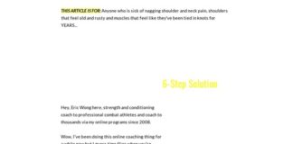 Programs to Help Active People Eliminate Pain and Improve Mobility Programs to Help Active People Eliminate Pain and Improve Mobility