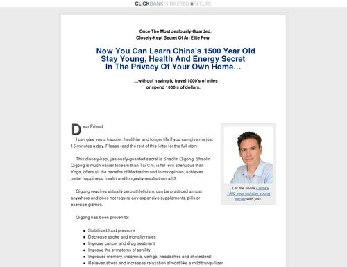 Qigong for happiness, health and vitality Qigong for happiness, health and vitality