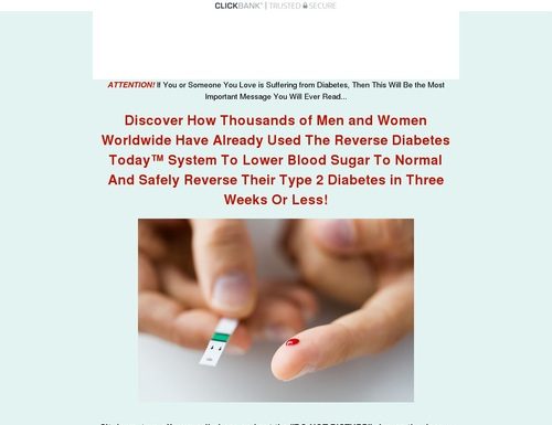 Reverse Type 2 Diabetes. The Genuine Blood Sugar Solution. Reverse Type 2 Diabetes. The Genuine Blood Sugar Solution.
