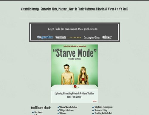 Starve Mode-From the Sellers of The Fat Loss Troubleshoot Starve Mode-From the Sellers of The Fat Loss Troubleshoot